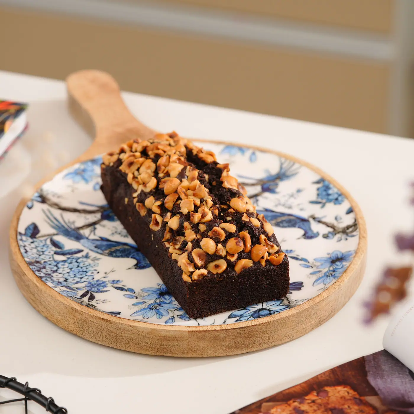 Hazelnut chocolate tea cake